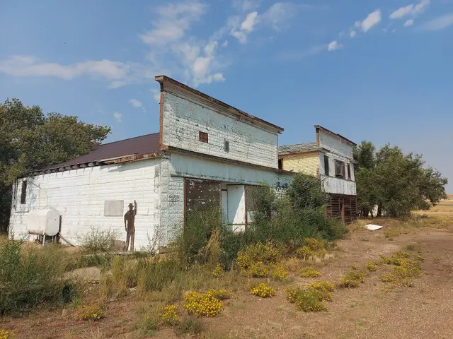Abandoned buildings on 3rd Street