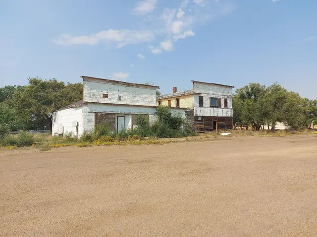 Abandoned buildings on 3rd Street